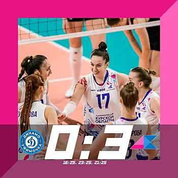 Курские волейболистки одержали победу в Уфе в трёх партиях