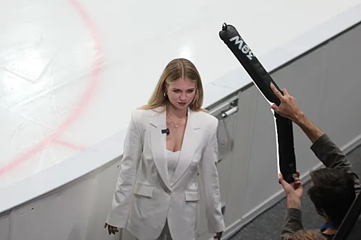 Александра Трусова на тренировке исполнила каскад тройной лутц — тройной риттбергер