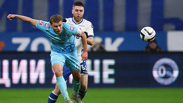 Нападающий «Динамо» Сергеев — игре с «Зенитом»: «После трехминутной паузы опять смотрели пенальти. Не знаю, как у нас трактуют»