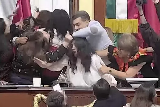 Daily Mail: женщины-депутаты подрались в конгрессе Мехико и попали на видео