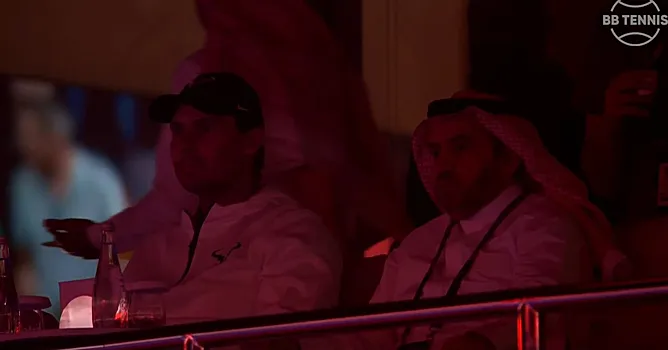 Надаль пришел на матч Ходара и Ландалусе на молодежном итоговом турнире